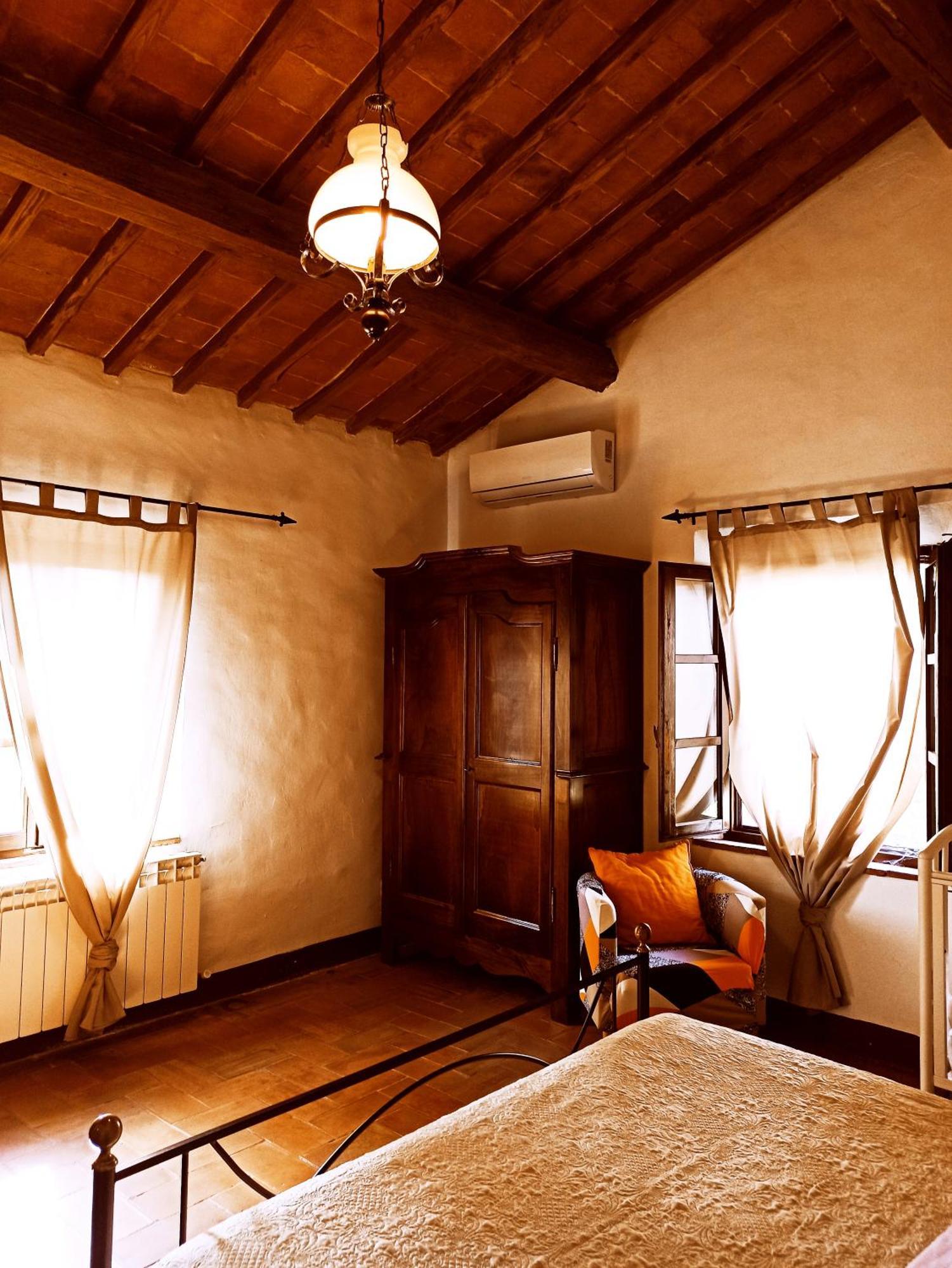 Villa Podere Cartaio Bio Estate Pool Airc 산로코아필리 객실 사진